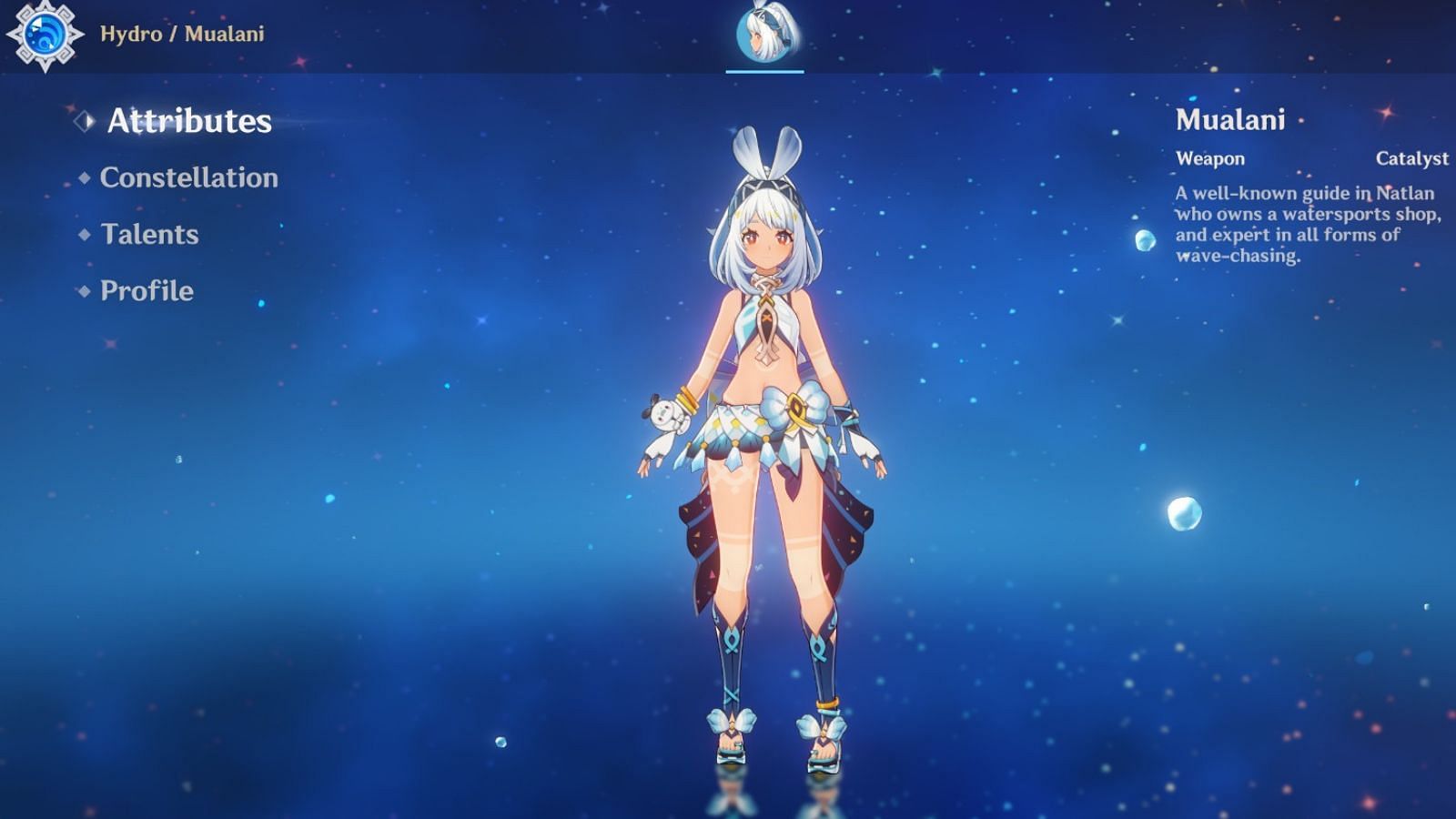 Mualani in-game (Image via HoYoverse)